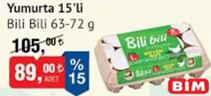 BİLİ BİLİ YUMURTA 15'Lİ 63-72 G